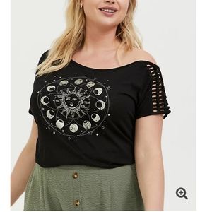 Cute! Torrid off the shoulder shirt